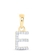 E / 10kt Yellow Gold