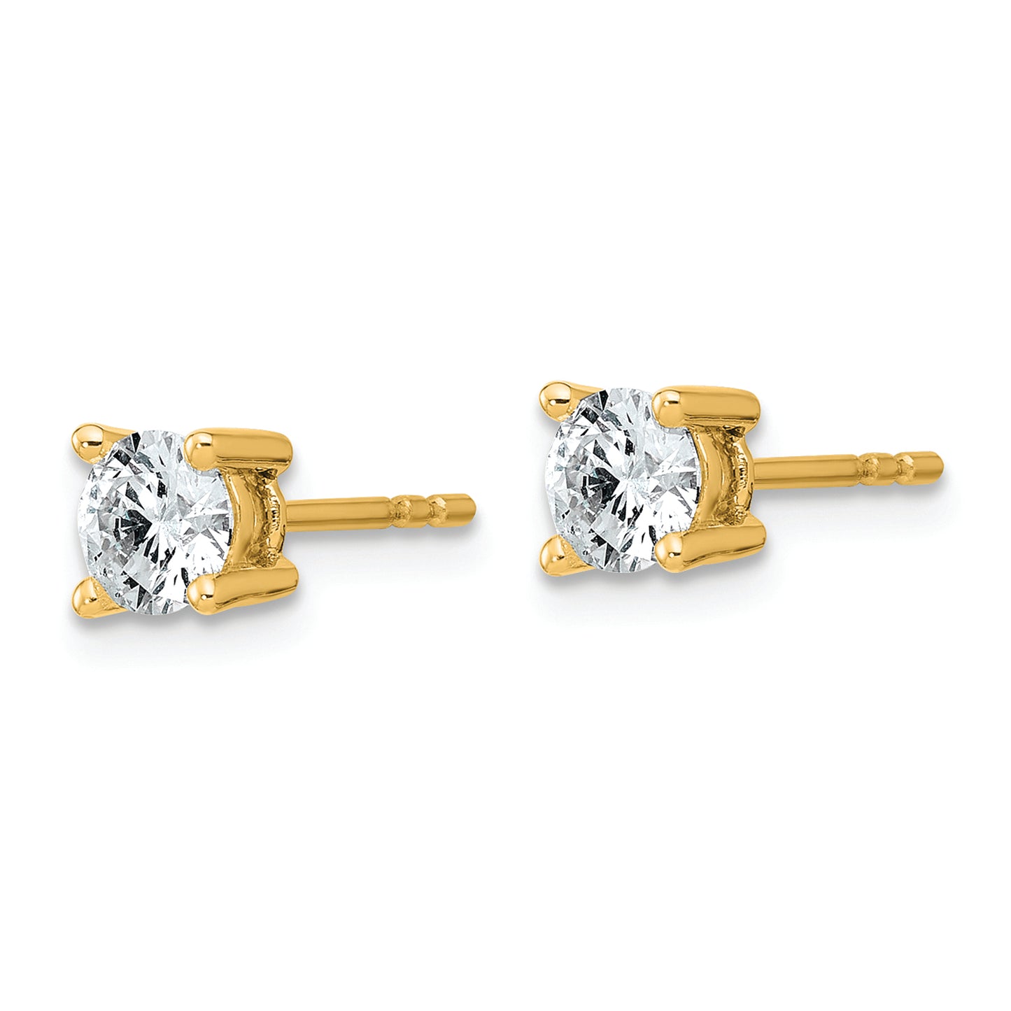 14K Lab Grown Diamond 3/4ctw VS/SI FGH 4 Prong Earrings