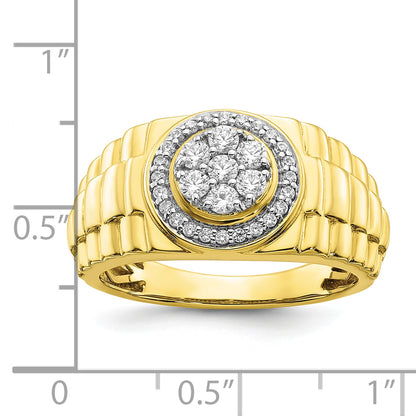 10K Lab Grown Diamond VS/SI FGH Men's Ring