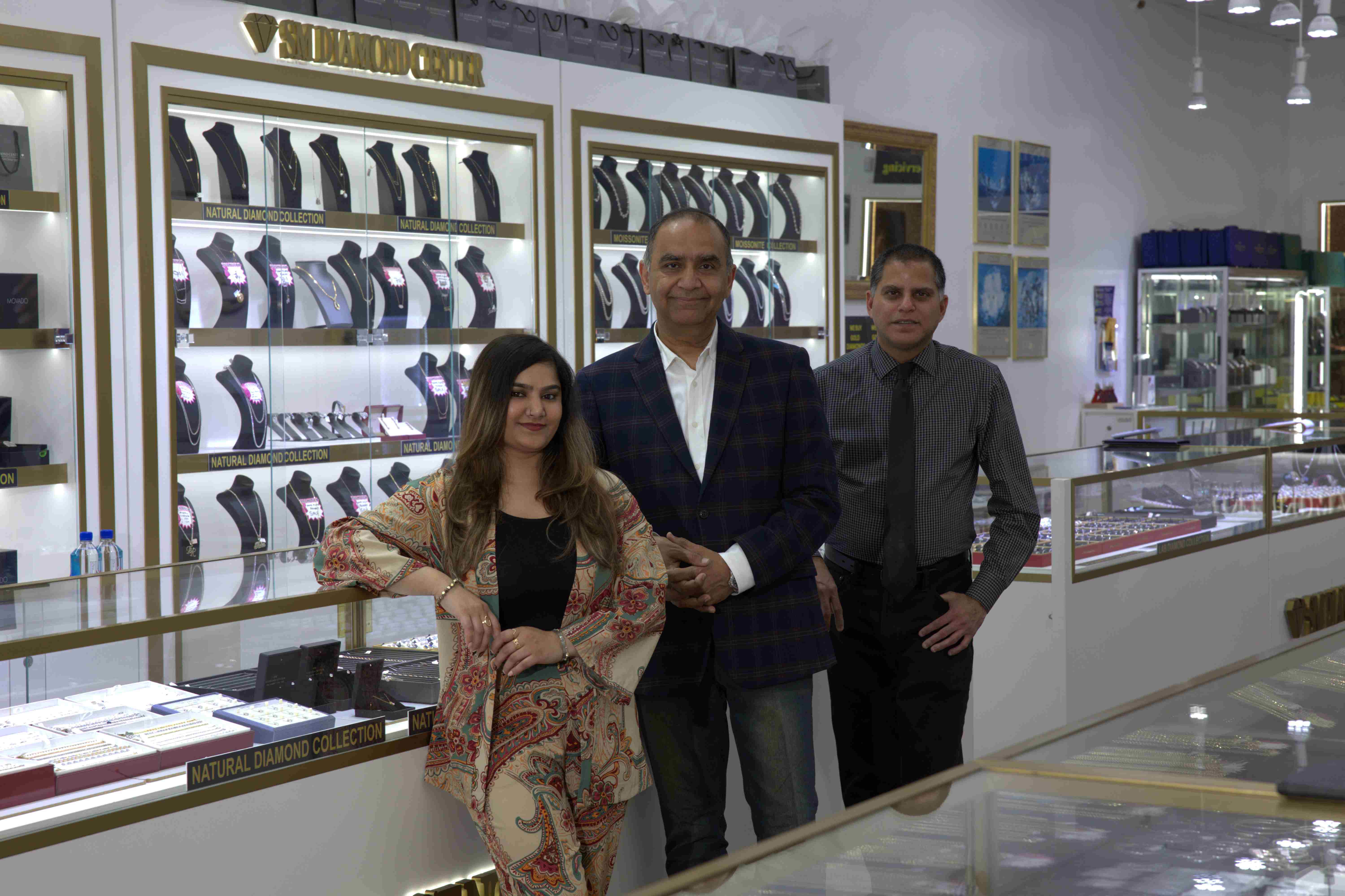 SM Diamond Center team - family owned jewelry store